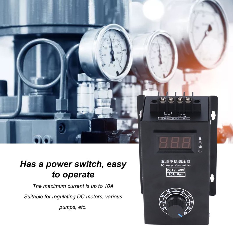 DC Motor Controller Brushed Motor Speed Regulator Universal PWM Stepless