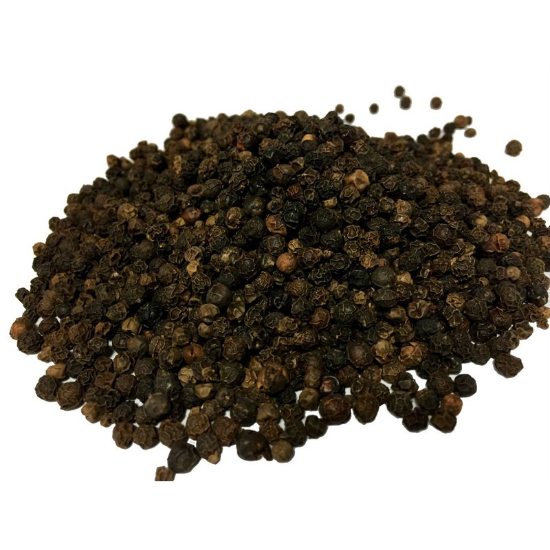 Smoked Black Peppercorns - 1 lb. - resealable stand up
