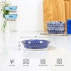 Selamica Ceramic Mini Pie Pans, 6 Inch Pie Dish for