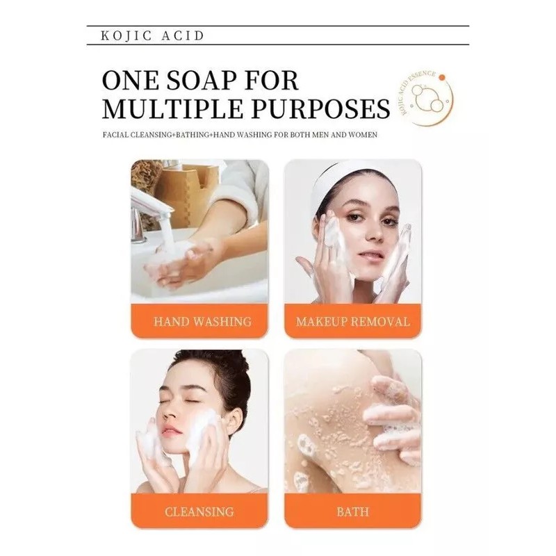 Hikvison Jabón Blanqueador Cúrcuma Con Ácido Kójico 100 G *