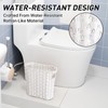 Wicker Waste Basket with Built-in Handles, Multifunctional Mini Basket for