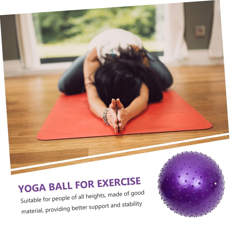 BESPORTBLE Professional Core Massage Ball Textured Exercise Ball for Pregnancy