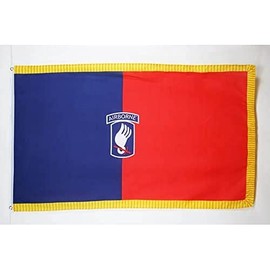 AZ FLAG - Usa 173 Airborne Flag - 150x90 Cm - 100D Polyester Us - American Army Banner with Two Metal Grommets - Fade Resistant - Vivid Colors - 3' x 5' Feet - 3x5 Ft