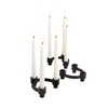 Design Ideas Eos Candleholders, Set of Five Cast Aluminum Modular