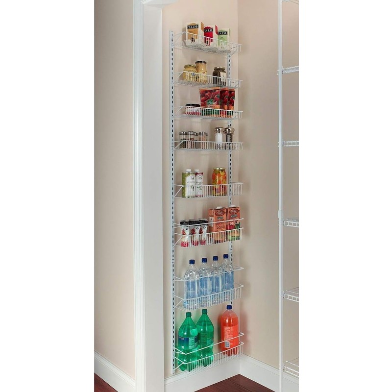 Jumbl Adjustable Wall Mounted 24 Inch Wide Hanging Spice Storage