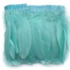 Sowder Duck Goose Feather Trim Fringe 2 Yards(Mint Green)