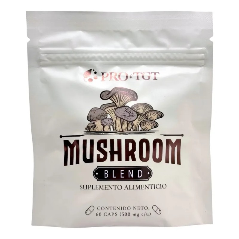 Mushroom Blend Mezcla De Hongos Adaptógenos 60 Caps Protgt
