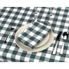 LAN&LAN - Rectangular Checked Tablecloth Washable Excellent for Indoor and
