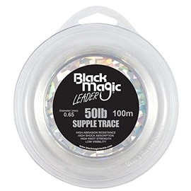 Black Magic Supple Trace Leader 50lb 100m
