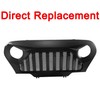 BST BSSP Matte Black Front Gladiator Grille W/Mesh Replacement For