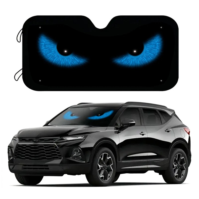 TSUINZ For Ford Mustang Blue Eyes Car Front Windshield Sun