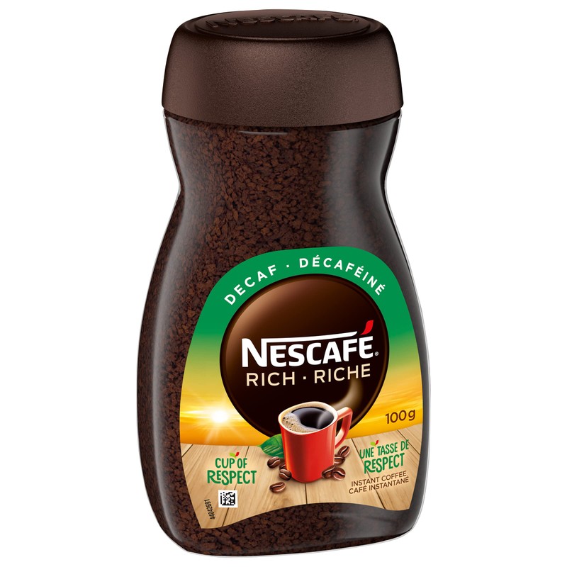 NESCAFÉ RICH Decaffeinated,dark roast Instant Coffee 100g