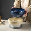 STE-CER Extra Large Salad Bowl,Decorative Fruit Bowl,Kitchen Ceramic Bowl for