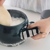 &NE NHK-048-DAWH Triangular Pot Holder, Duck White, Pot Mittens, Scandinavian