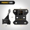 Nilight 2 Inch Rear Bumper Tow Trailer Hitch Receiver Kit