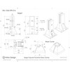 Glass Railing - Spigot Square Pyramid Glass Clamp by Inline