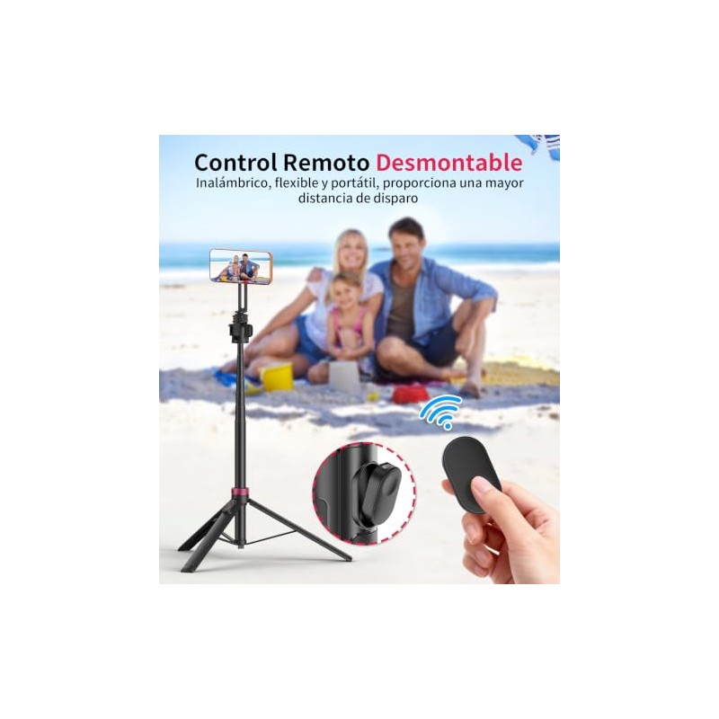 Gahenwo 175 cm Magnético Tripie para Celular Selfie Stick con