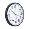 Tempus Contemporary Wall Clock, Battery Operated, Silent, Black and White,