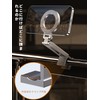 KRGNPLE Magnetic Suction Portable Stand, 360 Degree Rotation, Aluminum Alloy
