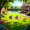 2Pc Novelty Summer Adjustable Pet Dog Outdoor Straw Hat Puppy