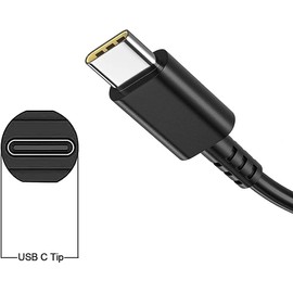 65W USB-C Laptop Charger for Dell Latitude 3400 3500 5290(2in1) 5300 5400 5500 7200(2in1) 7300 7400(2in1), LA65NM170 HA65NM170, 02YK0F,0M1WCF,LA65NM190,HA65NM190,DA65NM190 Type C Power Cord
