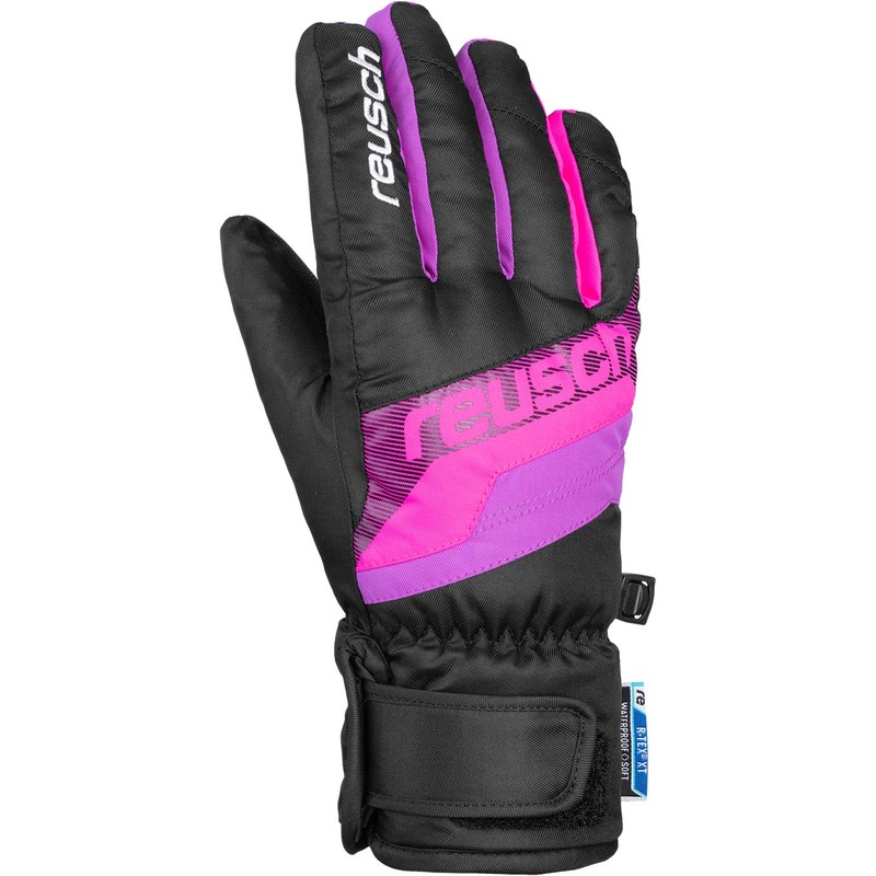 Reusch Unisex Children's Dario R-tex Xt Gloves, Black/Pink Glo, 5.5