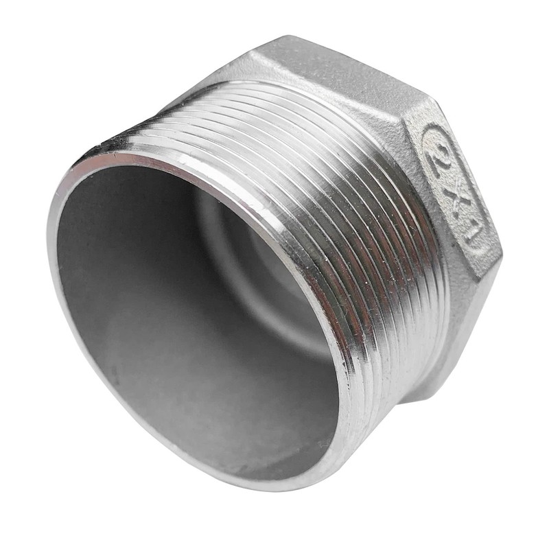 LOZOME 2" x 1" Male Hex Nipple Threaded Reducer Connector