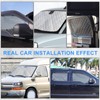 Windshield Sun Shade 3 Set for1996-2022 Express/GMC Savana, Insulated Front