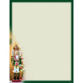 Great Papers! Holiday Nutcracker Letterhead, for Invitations, Announcements and Personal Messages, Printer Friendly 8.5" x 11", 50 Pack (2023048)