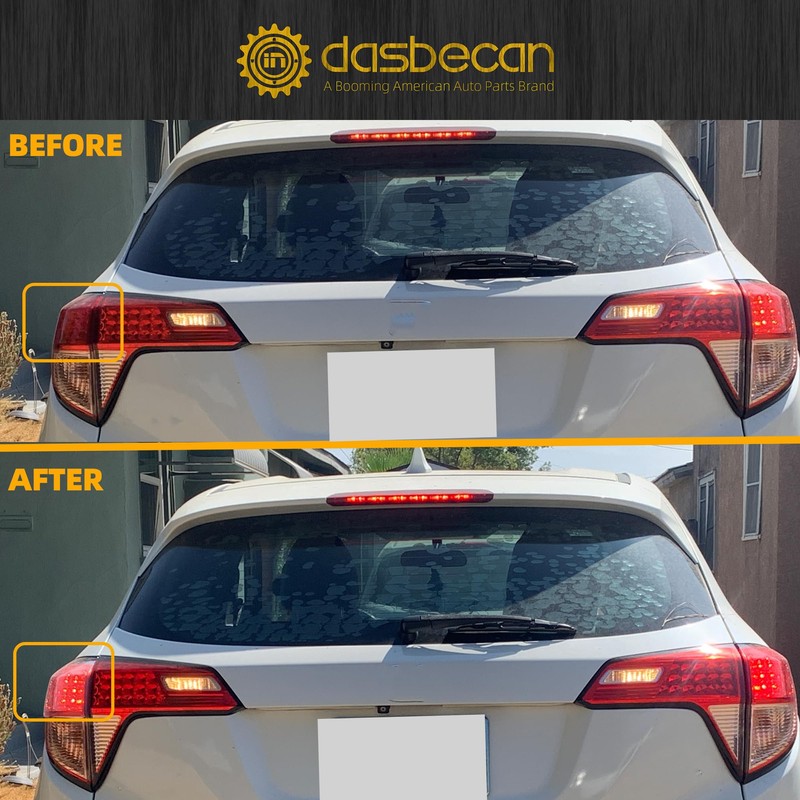 Dasbecan Driver Left Side Tail Light Assembly Compatible With 2016