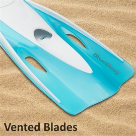 Blue Reef Adjustable Bay Kids Fins - Turquoise