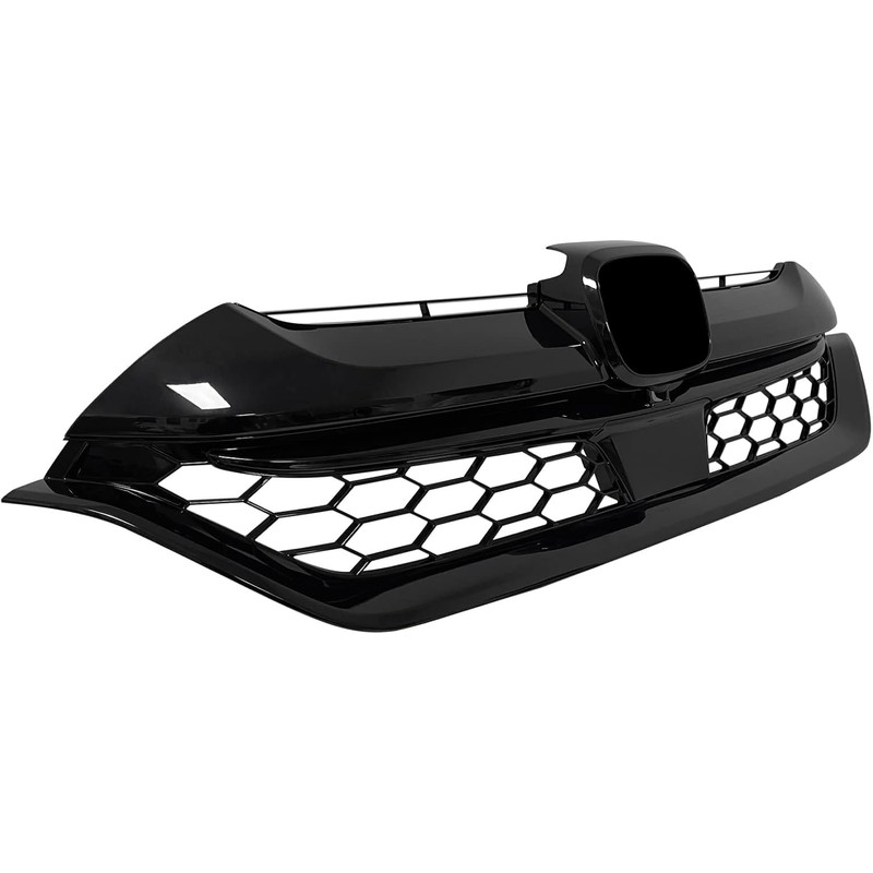YLT AUTO Front Bumper Cover Grille Cover Replacement Kit Gloss