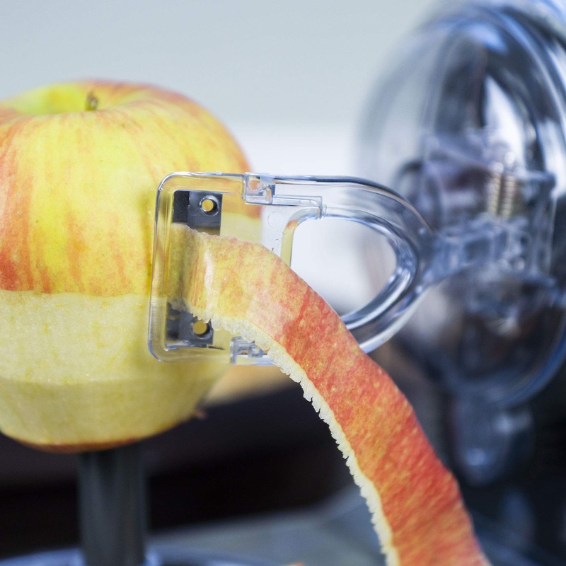 Lurch Apfelschäler, Kunststoff, Iron Grau/Weiß, 12 x 19 x 17