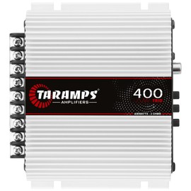 TARAMPS TRIO400 400 Trio Class D Amplifier 2-ohm 400W RMS 1-Channel 3 Outputs Automotive Enhance Car Audio System