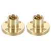 QUARKZMAN Pack of 2 Tr8 x 4 Lead Screw Brass