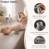 ROHIJALE 50ml/1.7oz Clear Glass Spray Bottles 4 Pack, Refillable Fine