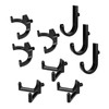 FIMXSD 9 pcs Storage Shed Hooks J U V-Shape Hangers