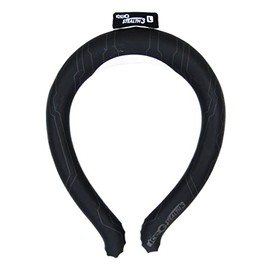 Y'sGOD JAPAN ICE-G STEALTH3 Extra Thick Neck Cooling Up Type ICGS3-BKC-L Solid Black L Size GFREEZE Included Summer Model