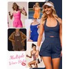 Womens Running Onesie Workout Rompers Padded BraOne Piece Outfits Exercise