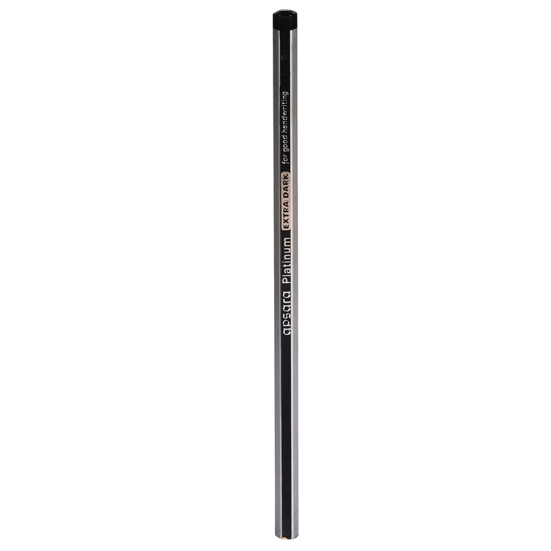 Apsara platinum Extra Dark Pencils Pack of 10 with free