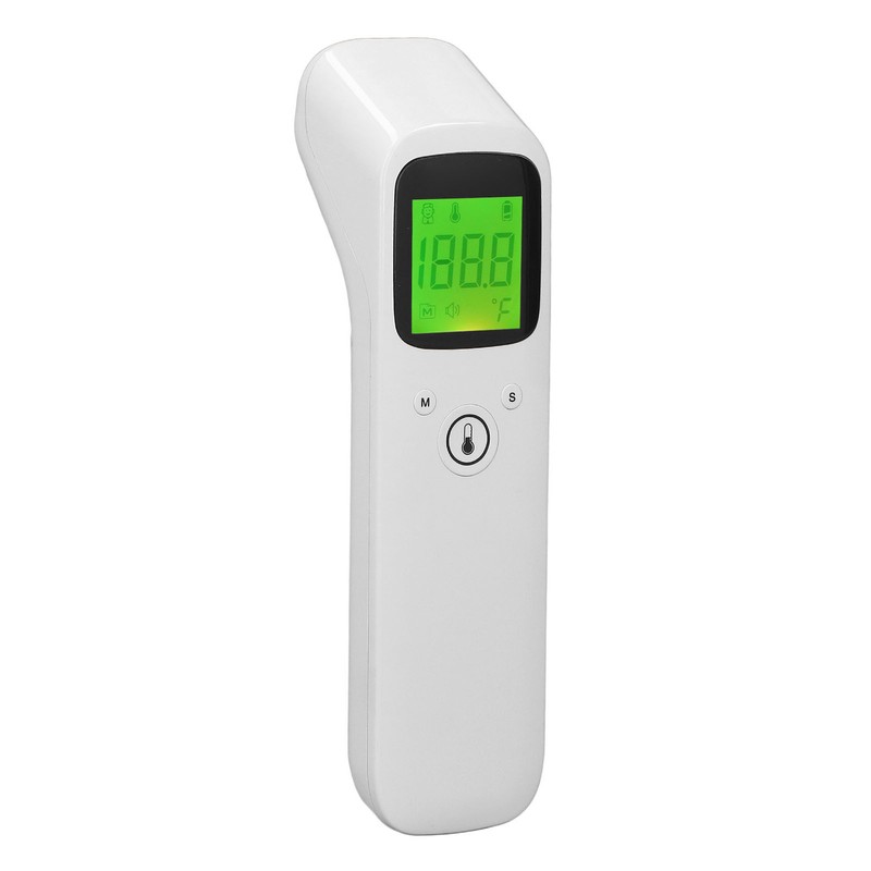 Forehead Thermometer White Large Display Memory Function Handheld Infrared Baby