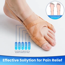 yweiuah Bunion Corrector for Women and Men,Union Relief Protector Guards for the Thumb and Little Toe,Toe Corrector for Left and Right Foots, 1 Pair(S)