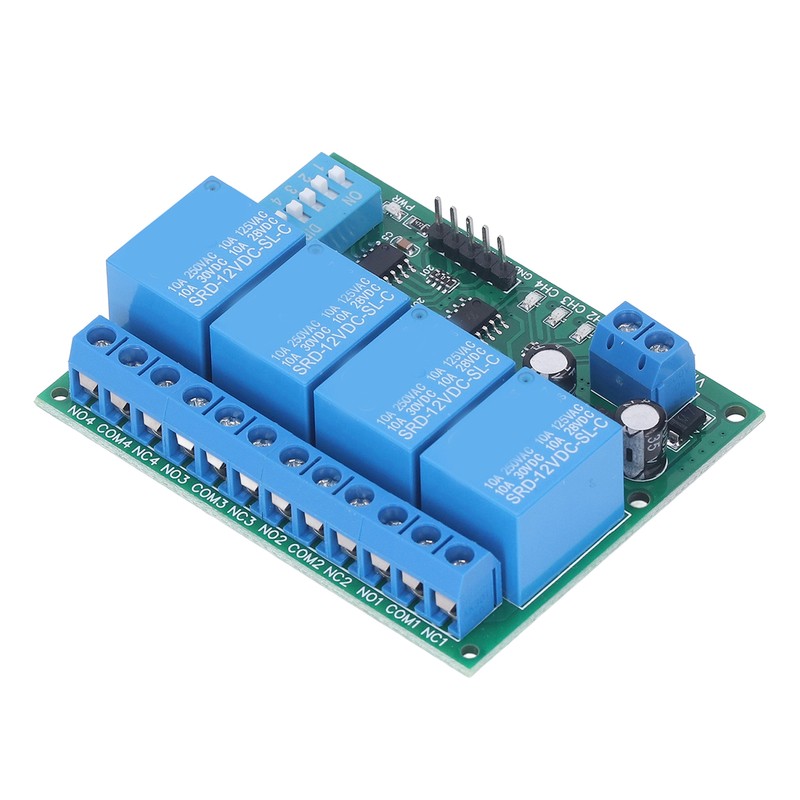 Relay Module 4 Channel Control Board Switch Controller DC 12V
