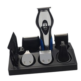 HAPINARY 1pc USB Charging Men Trimmer and Shaver Set Multi-Function Hair Cutting Kit with Nose Hair Precision Blades Compact Design Battery Operated for Grooming and Travel