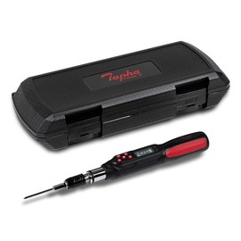 Tapha Tools Digital Torque Screwdriver 1.77-35.39 in-lbs (20-400 cN-m / 2.04-40.82 kg-cm) Torque Range, Accurate to ±2% Dual Direction, LED and Buzzer Notification, Preset Memory (SPN-T4BN)