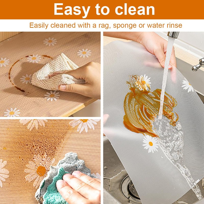 10 Pcs Refrigerator Mats, 30×40cm Fridge Liners, Refrigerator Liners Pad,