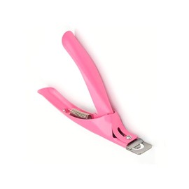Beauty+ Nail Tip Cutter Fake Nail, Acrylic False Nail Clipper UV Gel Nail Stainless Steel (Pink)