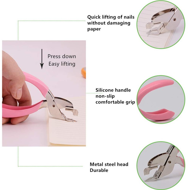 Sinzau Staple Remover, Office Staple Puller Tool, Hand Held Convenience