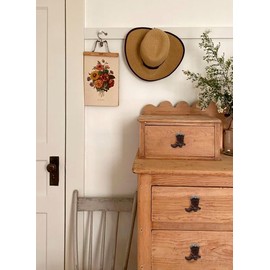 Amyoxu Western Cowboy Horseshoe Vintage Drawer Pulls Rustic Horse Shoes Boots Resin Cabinet Knobs Handles Country Kitchen Home Decoration (Pack of 6)
