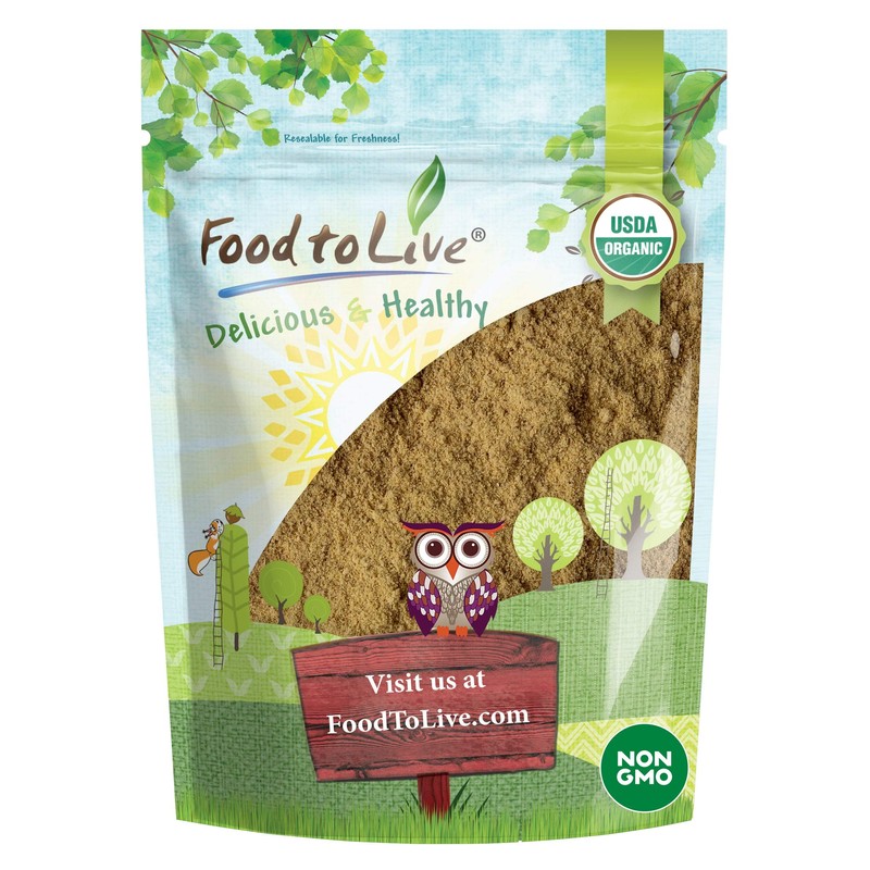 Food to Live - Organic Ginger Root Powder, 2 Pounds